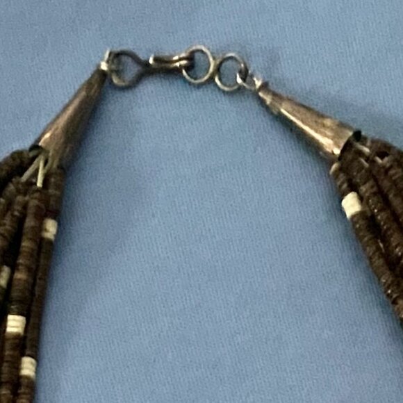 Ramona Byrd 10 Strand Heishi Bead Neckace - Picture 3 of 3